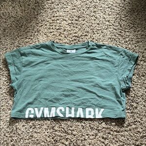Gymshark Green Crop Tee